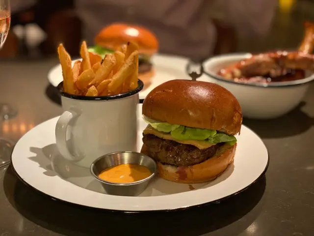 Cheese Burger with Liberty Fries