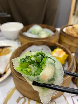 鮮蝦菜苗餃