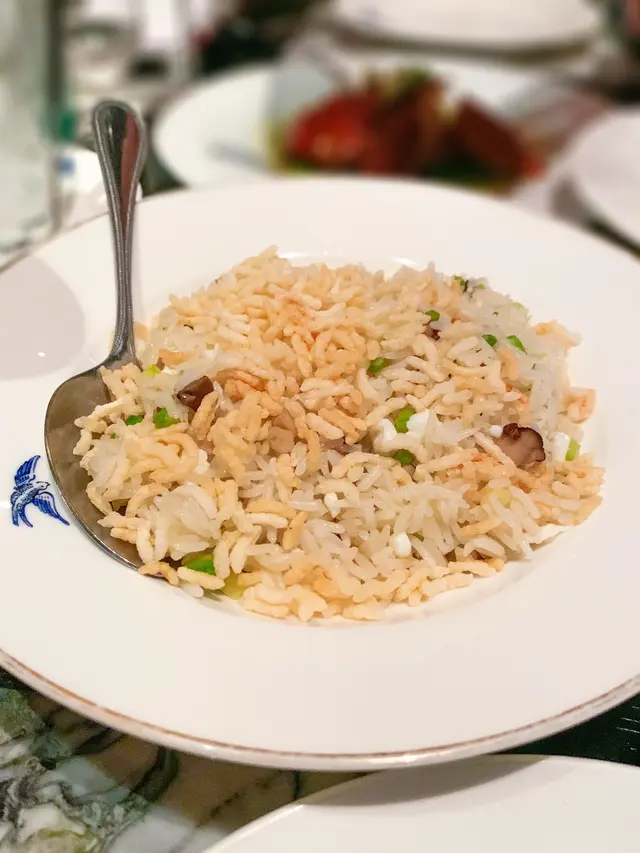 蛋白脆米素菜炒飯