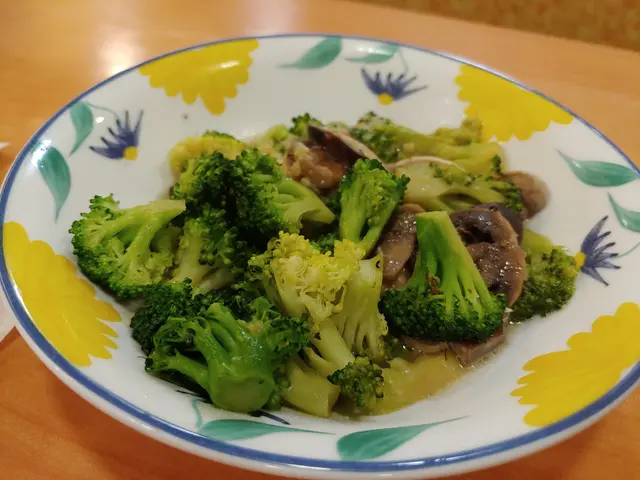 香蒜辣汁野菌西蘭花