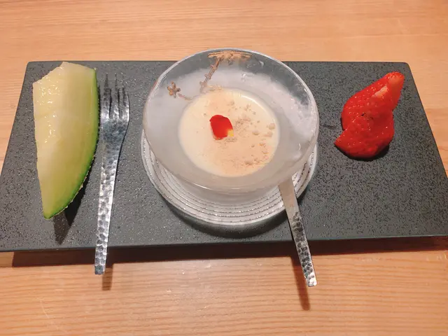 生果非常甜,杏仁豆腐香滑