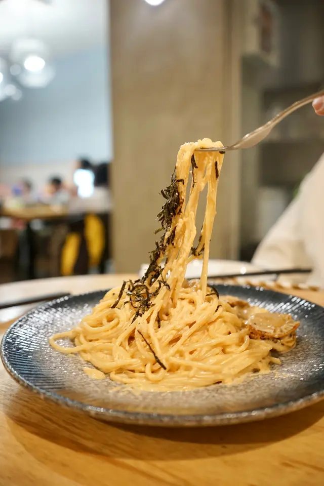想食。明太子意粉