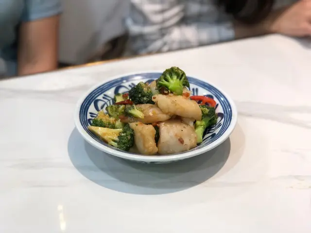 XO醬西蘭花炒斑球