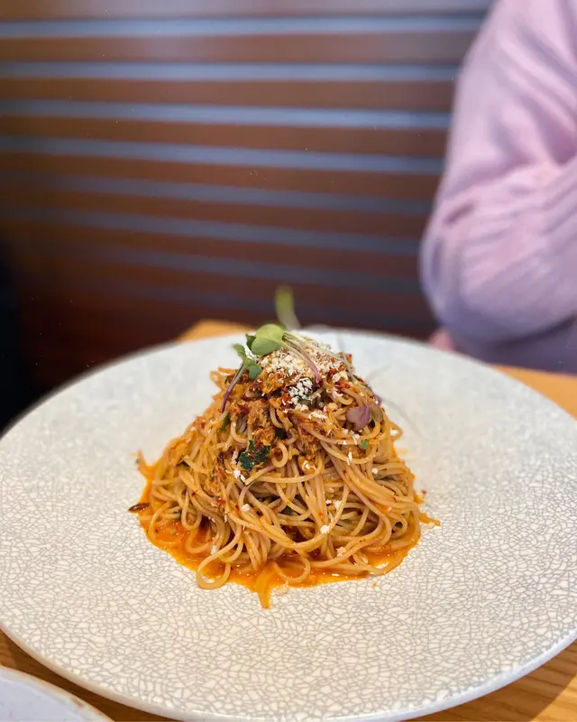 Chilli  crab  pasta