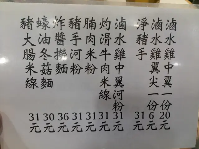 《其它資訊　—　全日餐牌及下午茶餐牌以供參考》