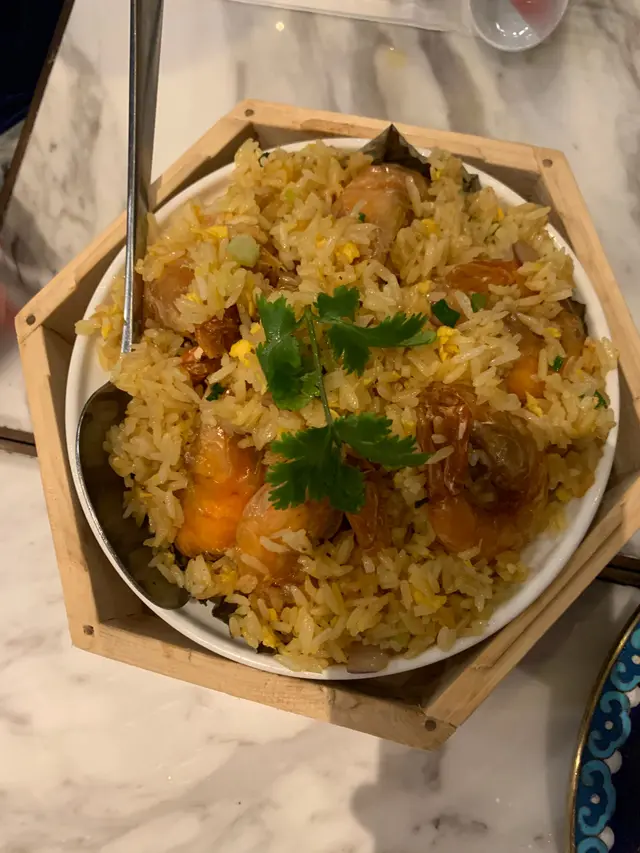 豉油王頭抽飯焦蝦