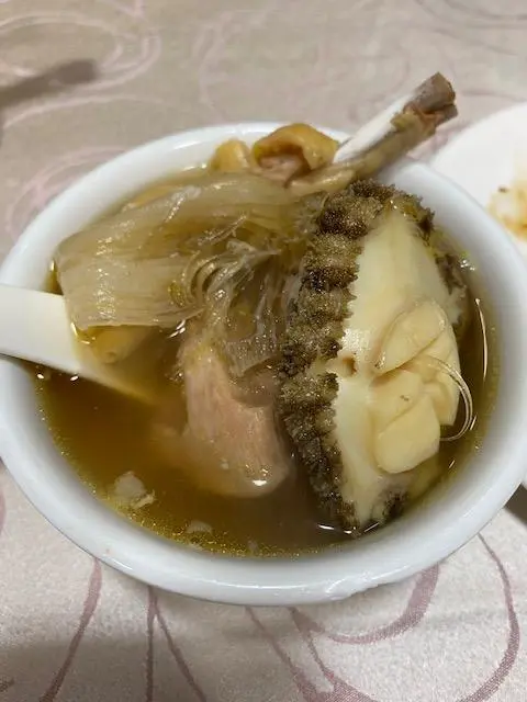 佛跳牆 準備入口中