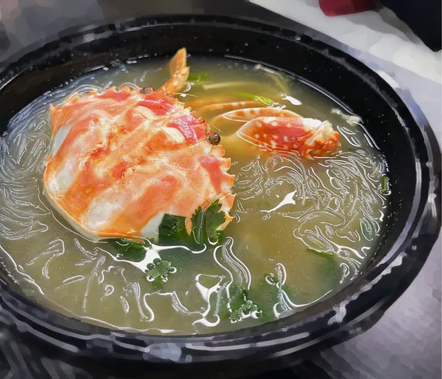 招牌花甲花蟹粉