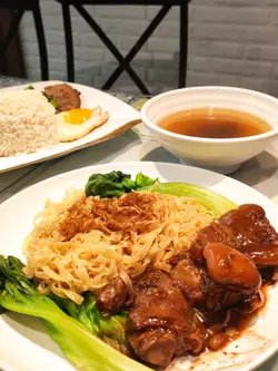 虾子猪手捞面