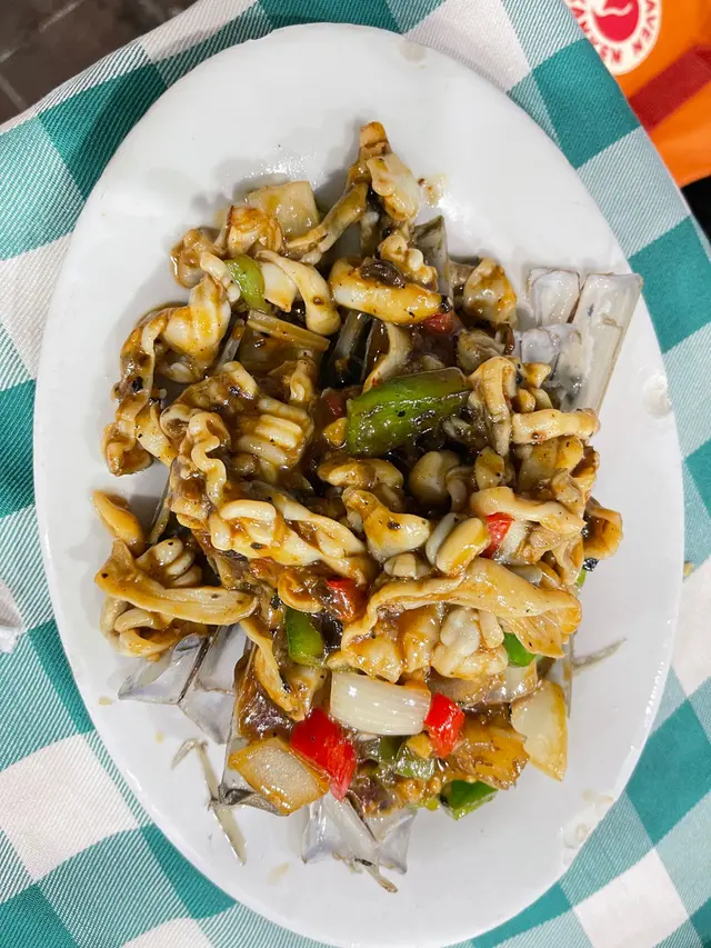 豉椒炒聖子