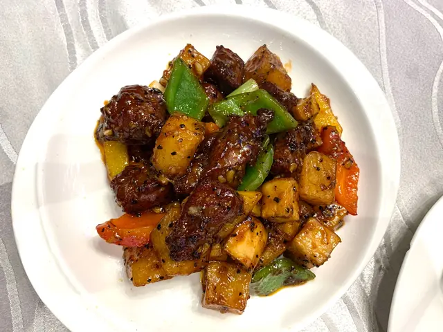 黑椒金薯牛仔粒