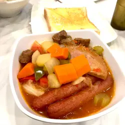 意式番茄羅宋湯下午茶餐
