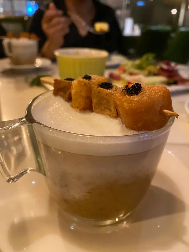 意式泡沬黑松露野菌湯