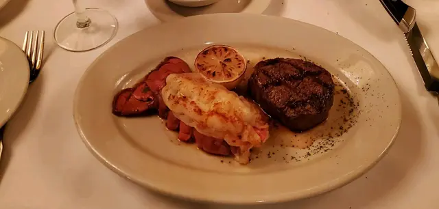 filet mignon and lobster tail 
