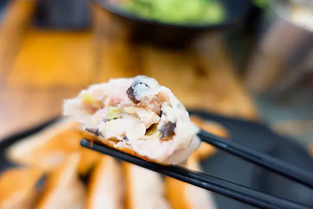 雲耳椰菜豬肉煎餃