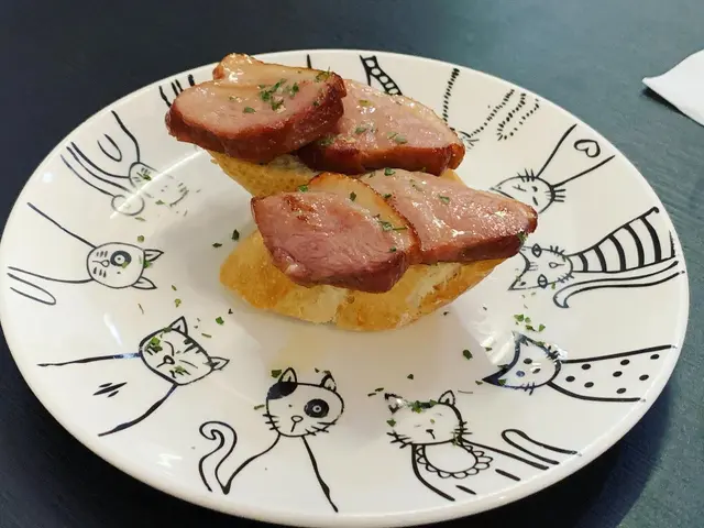煙鴨胸多士