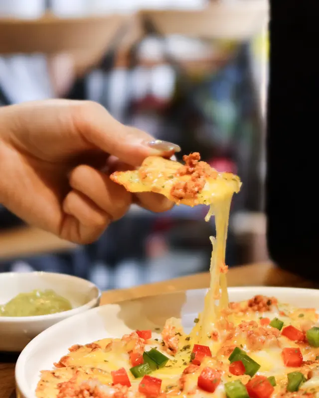 牛油果醬肉碎墨西哥片