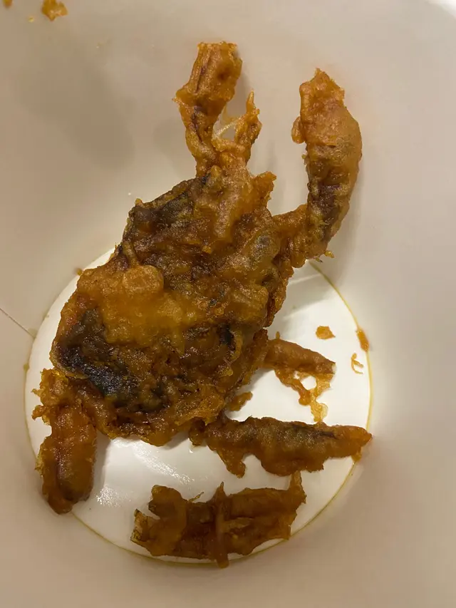 炸軟殼蟹（中）