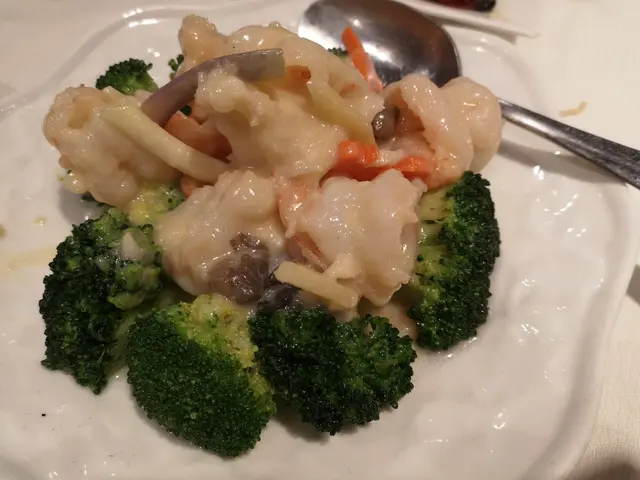 香濃腐乳炒蝦球伴西蘭花
