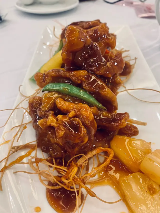 脆皮拔絲黑豚肉