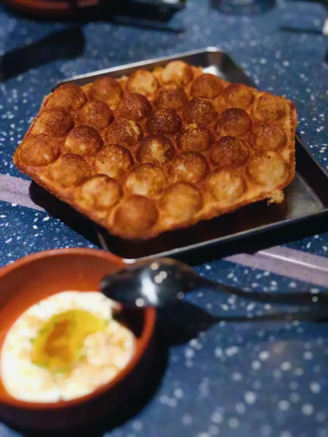 Sourdough Egg Waffle