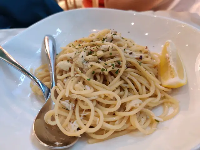 蟹肉白酒汁意粉