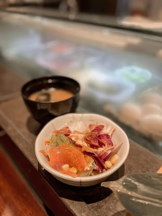 壽司定食配牛肉烏冬