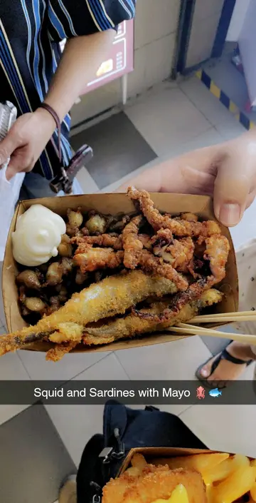 Squid and Sardines with Mayo 🦑🐟