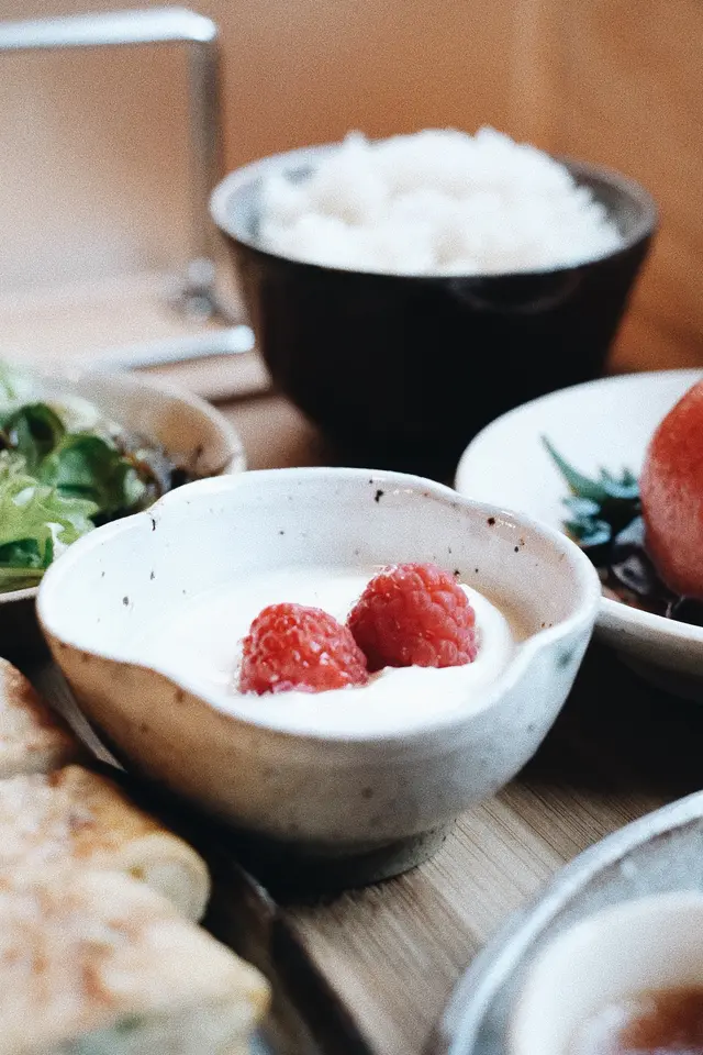 前菜水果乳酪 枝豆水雲沙津 北海道七星米