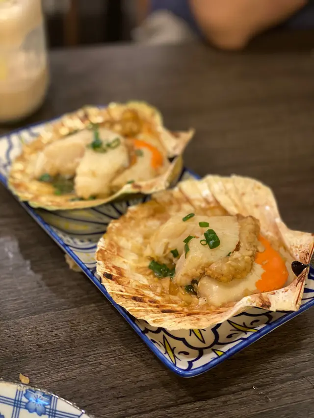 真係好大隻既扇貝啖啖肉