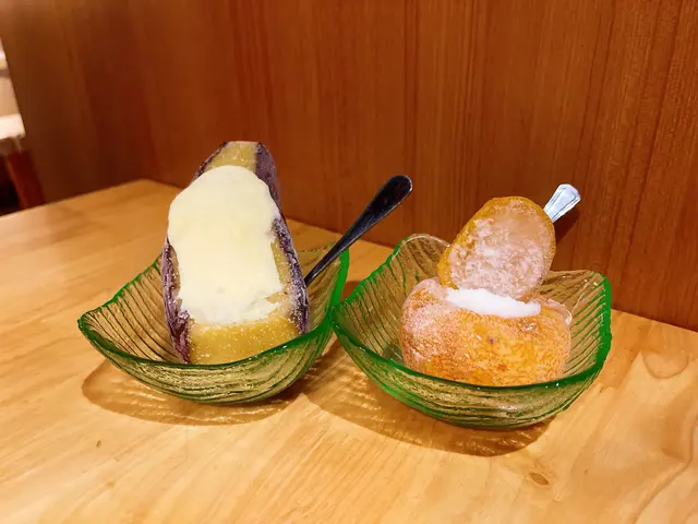 🍠甜番薯雪糕同🍊柚子雪芭