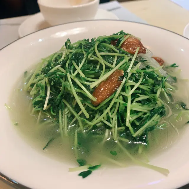 蒜子上湯浸菜苗