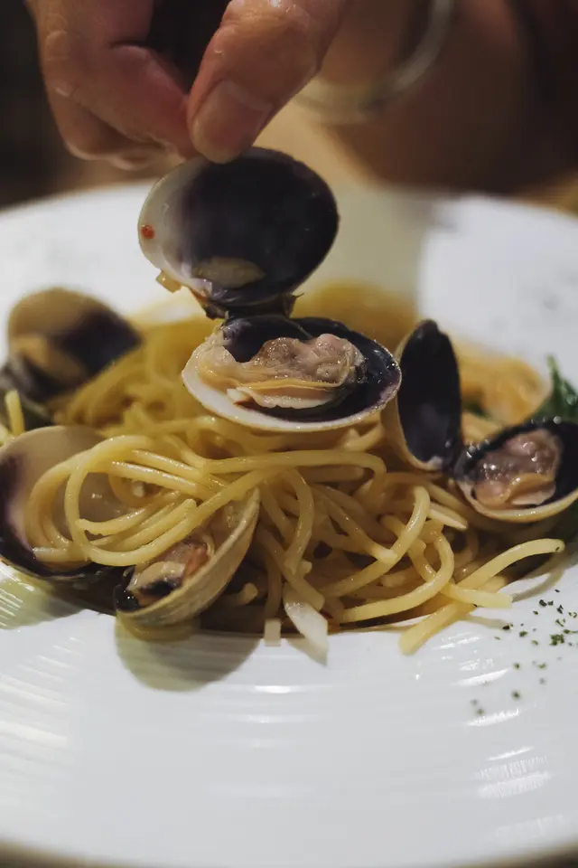 香辣紐西蘭時令蜆肉辣意大利粉