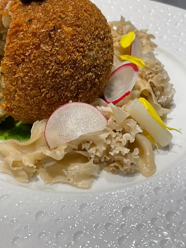 香脆意大利夜明珠配繡球菌青汁