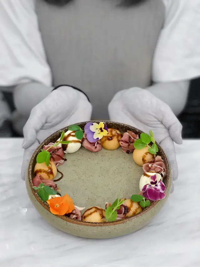 巴馬火腿 (24個月) ·水牛芝士·蜜瓜