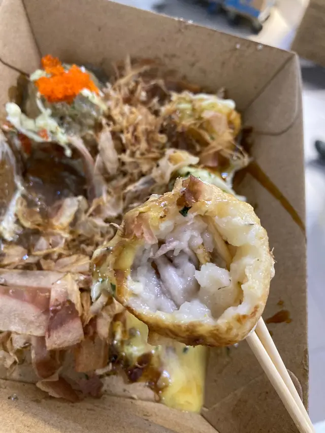 真。蜜糖芥末章魚燒