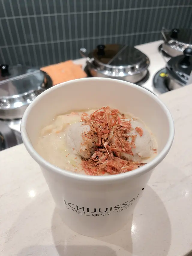 櫻花蝦雞肉丸濃湯