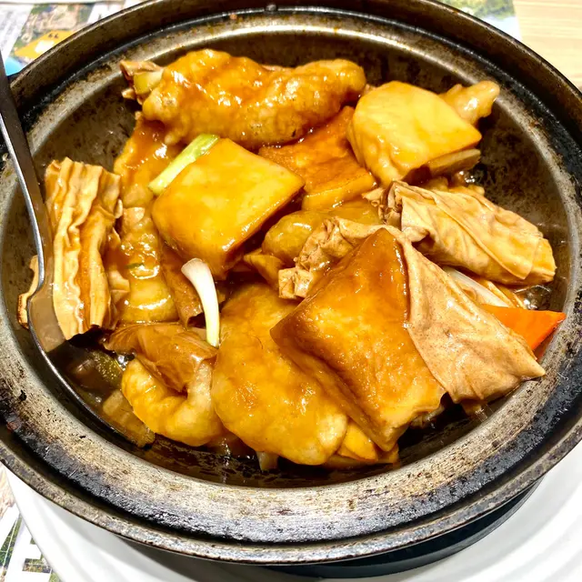 枝竹豆腐斑腩煲