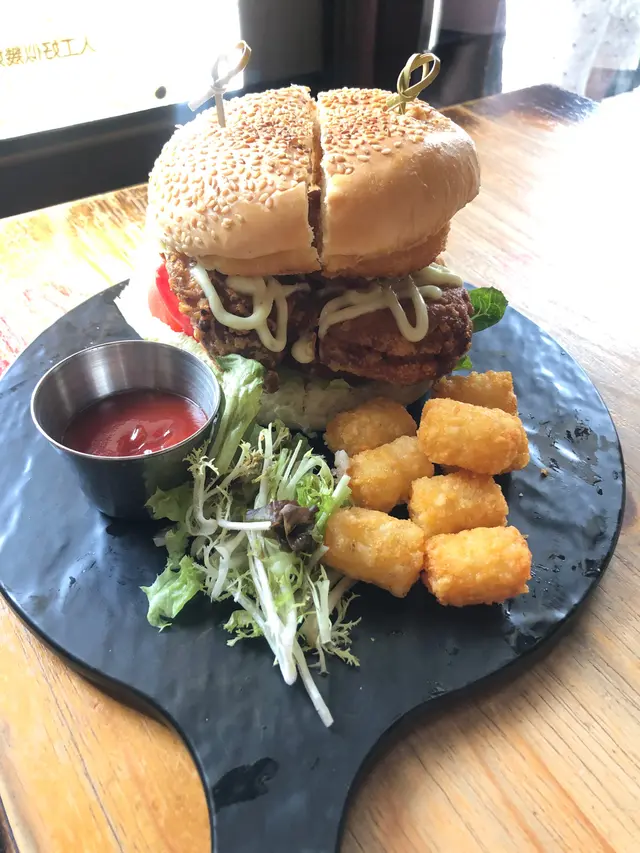 大叔炸雞漢堡