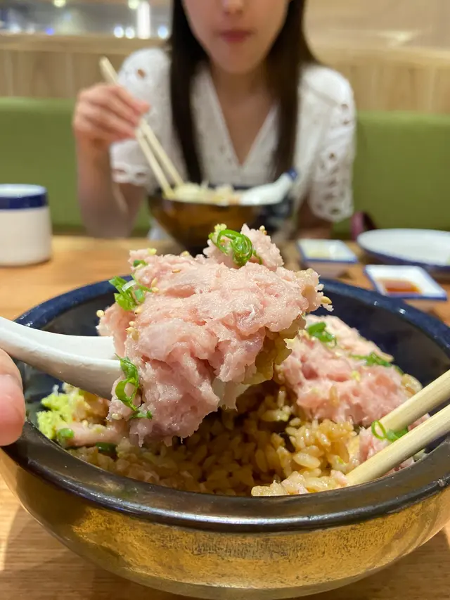 香蔥三文魚腩丼