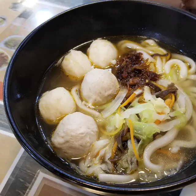 XO醬雙丸湯烏冬(豬肉丸&墨魚丸)