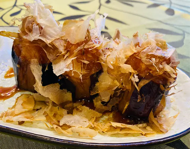 木魚花汁燒茄子