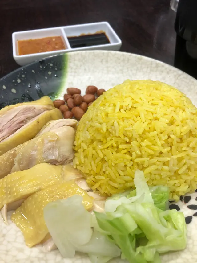 古法海南雞拼蒜蓉油飯