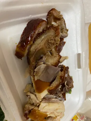 雞鴨雙拼飯