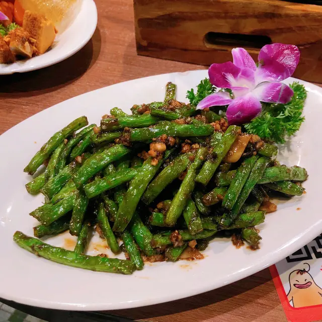 欖菜肉鬆四季豆