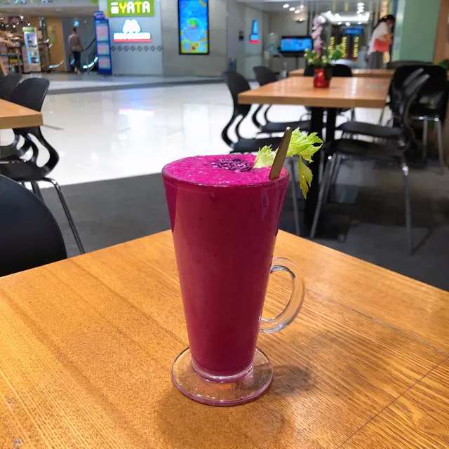 紅火龍果香蕉亞麻籽豆奶