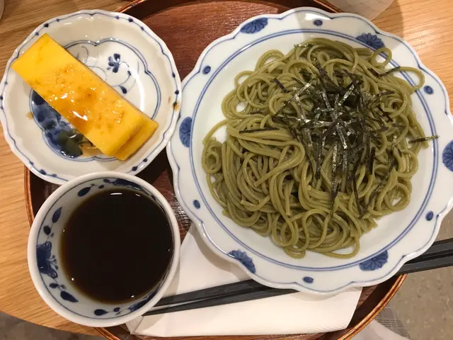 冷抹茶蕎麥麵套餐