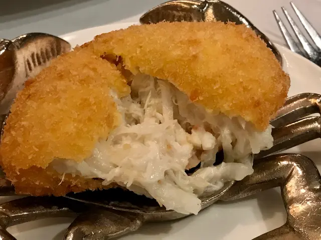 酥炸釀鮮蟹蓋