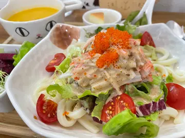 Crab  stick  &  Crab  roe  Udon