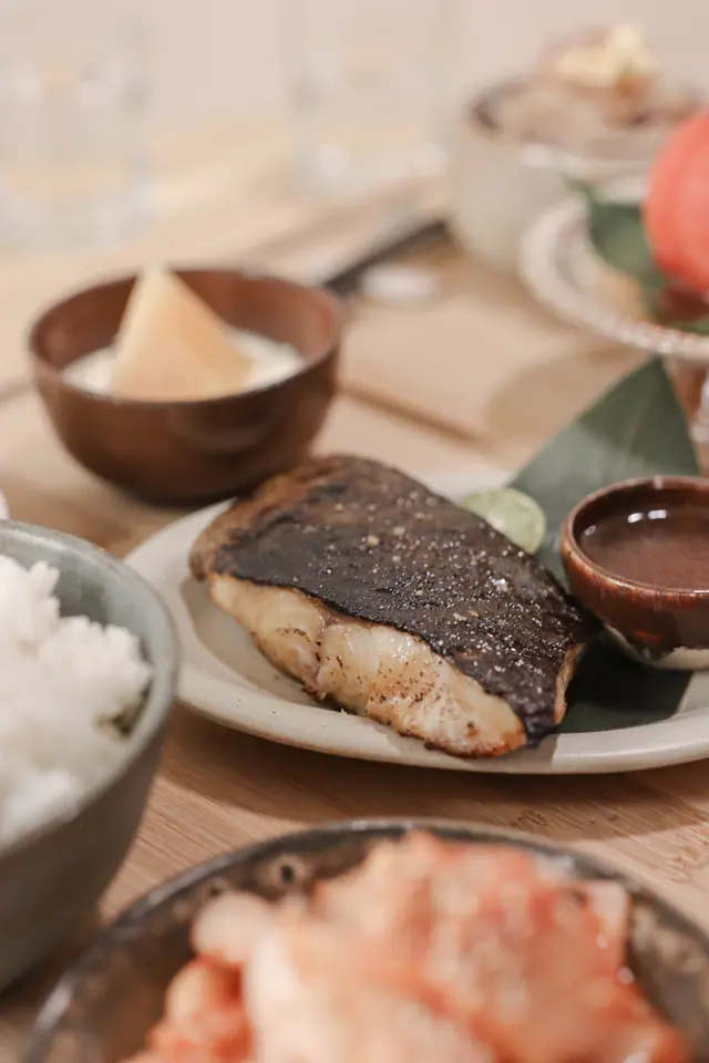 柚子味噌鹽燒鱈魚
